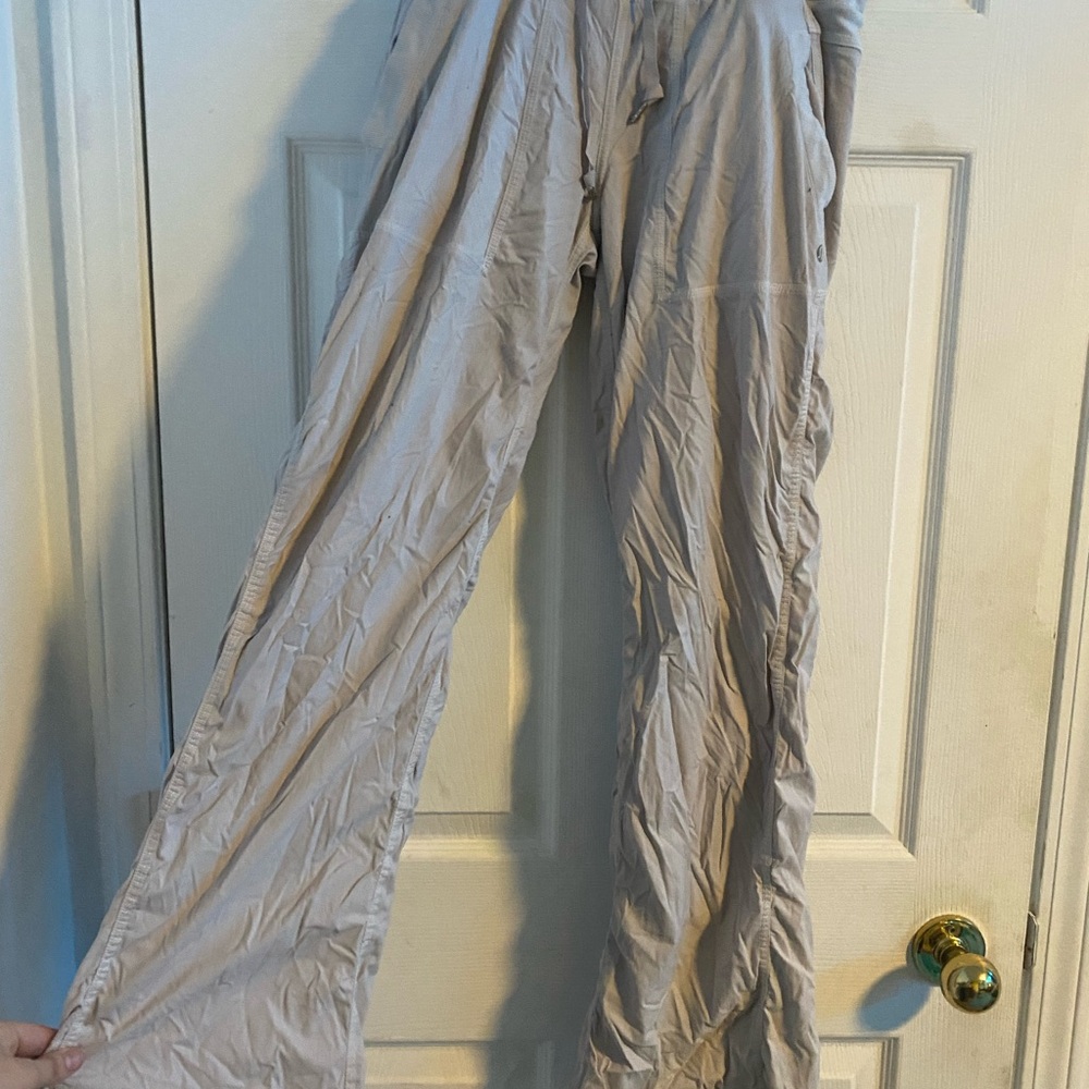 Lululemon white lined pants